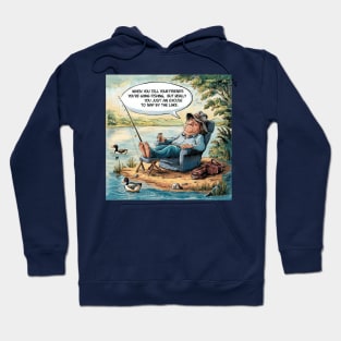 Fishing Humor Nap Lover Hoodie